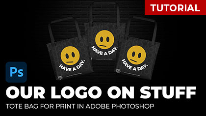 Our Logo on Things: Custom Tote Bag in Adobe Photoshop