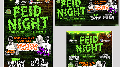 BOA Feid Night Social Graphic